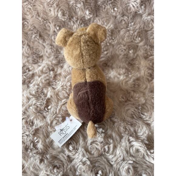 Vintage Russ Plush 4.5” Puppy Dog Schnauzer Holding Heart - Picture 5 of 7